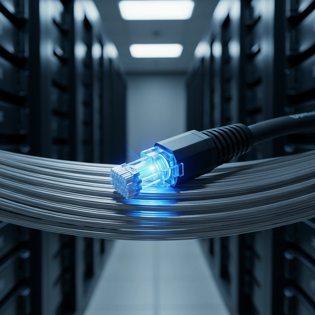 Visual representation of a broken data connection